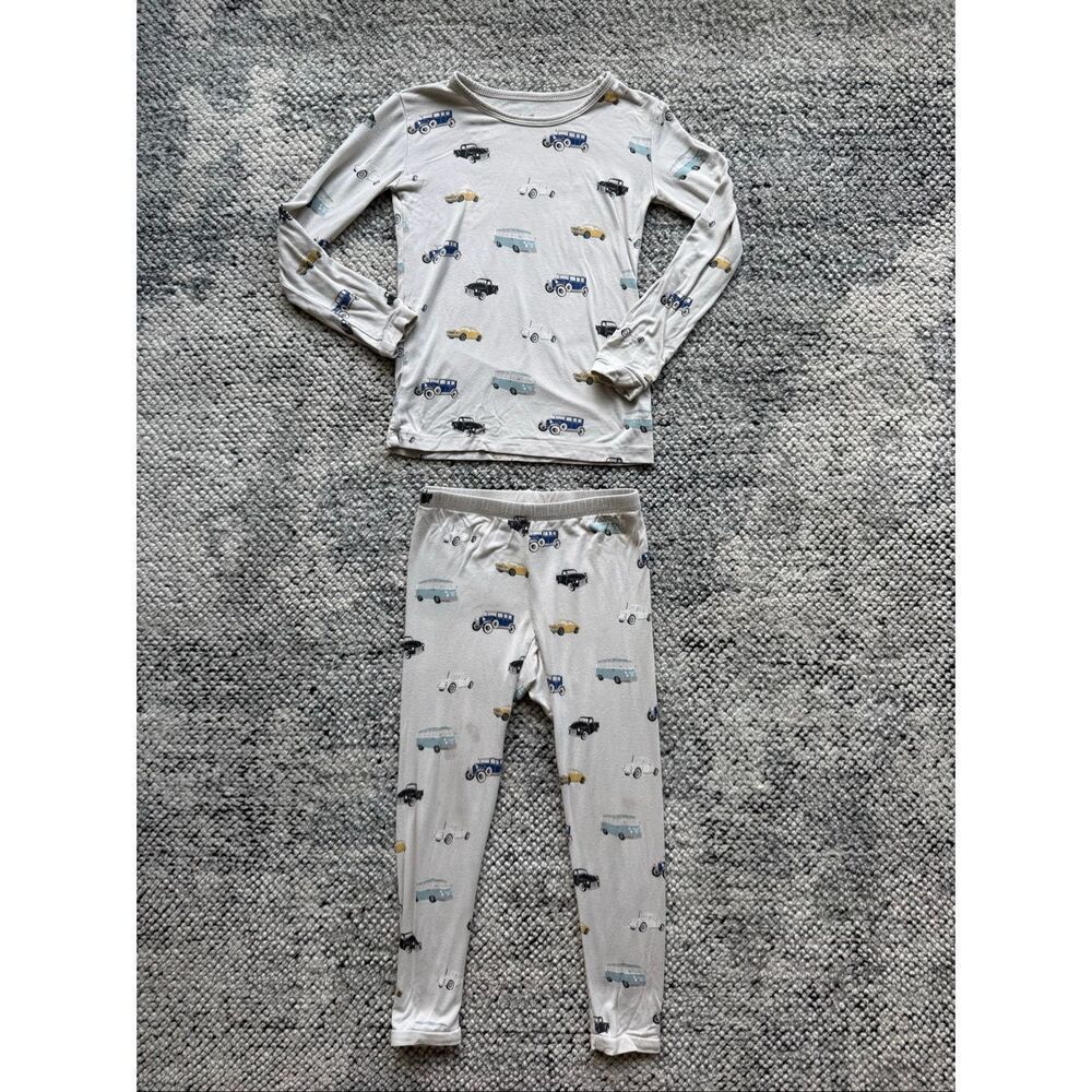 Kyte Baby 4T Vintage Cars Bamboo Pajama Set